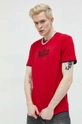 Hollister Co. t-shirt bawełniany czerwony