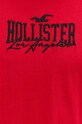 Hollister Co. t-shirt bawełniany KI323.3024.520 czerwony