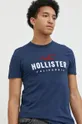 niebieski Hollister Co. t-shirt