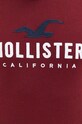 Hollister Co. t-shirt KI323.3026.520 bordowy