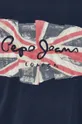 Βαμβακερό μπλουζάκι Pepe Jeans Flag Logo Ανδρικά