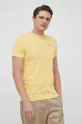 κίτρινο Μπλουζάκι Pepe Jeans Ανδρικά