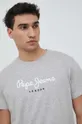 sivá Bavlnené tričko Pepe Jeans Eggo