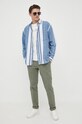 Pepe Jeans t-shirt bawełniany PM508693.803 beżowy SS23