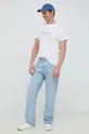 Μπλουζάκι Pepe Jeans Rigley λευκό