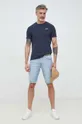 Pepe Jeans t-shirt bawełniany Relford granatowy
