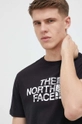 czarny The North Face t-shirt bawełniany