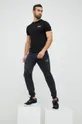 EA7 Emporio Armani t-shirt bawełniany czarny