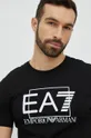 Βαμβακερό μπλουζάκι EA7 Emporio Armani  100% Βαμβάκι