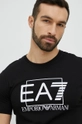 Βαμβακερό μπλουζάκι EA7 Emporio Armani  100% Βαμβάκι