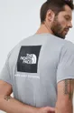 siva Športna kratka majica The North Face Reaxion Moški