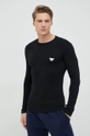 μαύρο Longsleeve Emporio Armani Underwear Ανδρικά