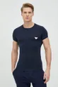 Kratka majica Emporio Armani Underwear mornarsko modra