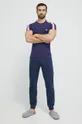 Homewear majica kratkih rukava Emporio Armani Underwear mornarsko plava