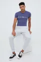 Emporio Armani Underwear t-shirt lounge granatowy