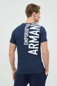 mornarsko modra Bombažna kratka majica Emporio Armani Underwear Moški