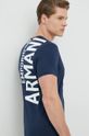 granatowy Emporio Armani Underwear t-shirt bawełniany