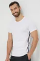 biały Emporio Armani Underwear t-shirt piżamowy bawełniany Męski