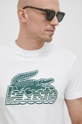 белый Хлопковая футболка Lacoste