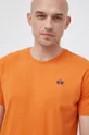 pomarańczowy La Martina t-shirt bawełniany