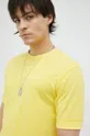 żółty Drykorn t-shirt bawełniany Raphael