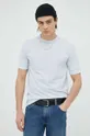 jasny niebieski Drykorn t-shirt bawełniany Raphael