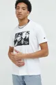 λευκό Βαμβακερό μπλουζάκι Champion x Beastie Boys