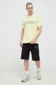 Guess t-shirt in cotone giallo