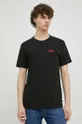 Levi's t-shirt bawełniany 2-pack czarny