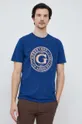 Kratka majica Guess mornarsko modra