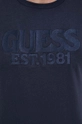 Βαμβακερό μπλουζάκι Guess M3GI56.K9RM3 σκούρο μπλε