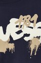Guess t-shirt bawełniany M3GI59.K9RM1 granatowy