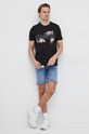 Guess t-shirt bawełniany M3GI59.K9RM1 czarny SS23