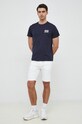 Guess t-shirt bawełniany M3GI16.I3Z14 granatowy SS23