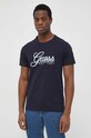 Guess t-shirt bawełniany M3GI25.K8FQ4 granatowy SS23