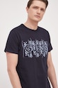Бавовняна футболка Guess темно-синій M3GI15.K8FQ4