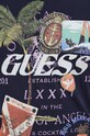 Guess t-shirt bawełniany M3GI38.KBDL0 granatowy