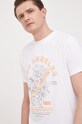 Guess t-shirt bawełniany regular biały M3GI35.K8FQ4