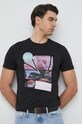 Guess t-shirt bawełniany M3GI29.I3Z14 czarny SS23