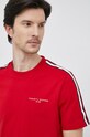 Tommy Hilfiger t-shirt bawełniany czerwony MW0MW30050.PPYX