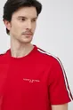 rosso Tommy Hilfiger t-shirt in cotone
