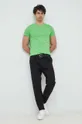 Tommy Hilfiger t-shirt bawełniany żółto - zielony