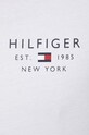 Βαμβακερό μπλουζάκι Tommy Hilfiger MW0MW30033.PPYX λευκό