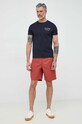 Tommy Hilfiger t-shirt bawełniany MW0MW30033.PPYX granatowy SS23