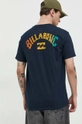 granatowy Billabong t-shirt bawełniany