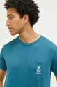 Billabong t-shirt bawełniany niebieski ABYZT01716