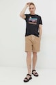Billabong t-shirt bawełniany ABYZT01744 czarny SS23
