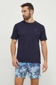 Guess t-shirt bawełniany F3GI00.K8HM0 granatowy SS25