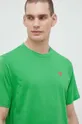 Bavlněné tričko Guess zelená
