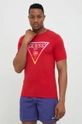 Guess t-shirt czerwony